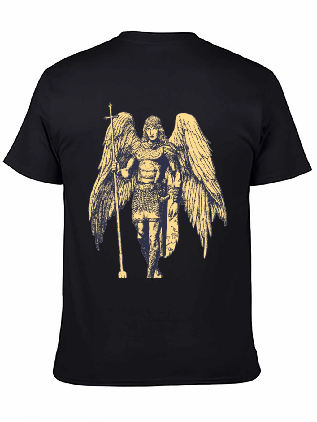 Angel Graphic Black T-Shirt