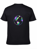 World Graphic Black T-Shirt