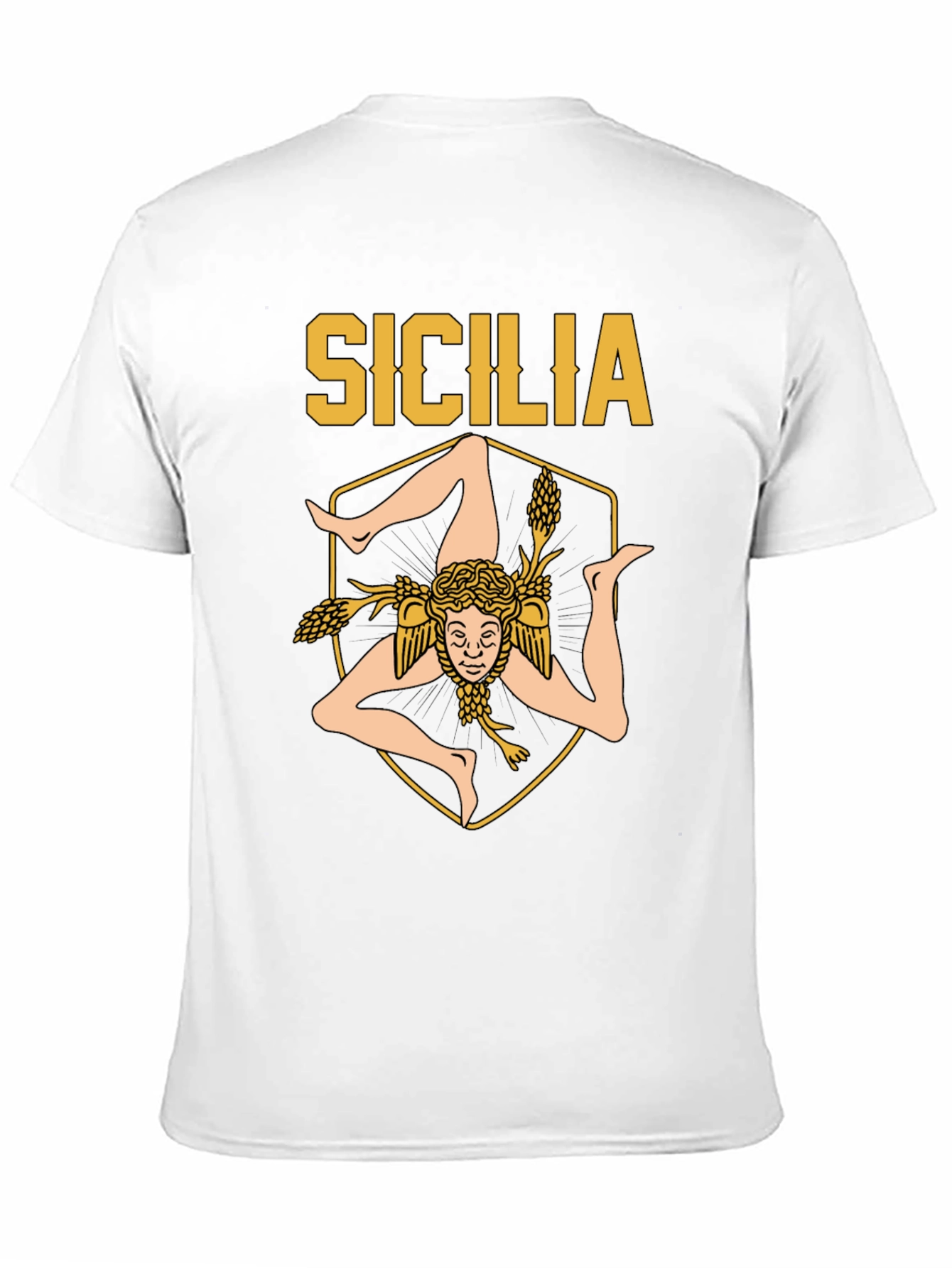 Sicilia T-Shirt - Trinacria Symbol