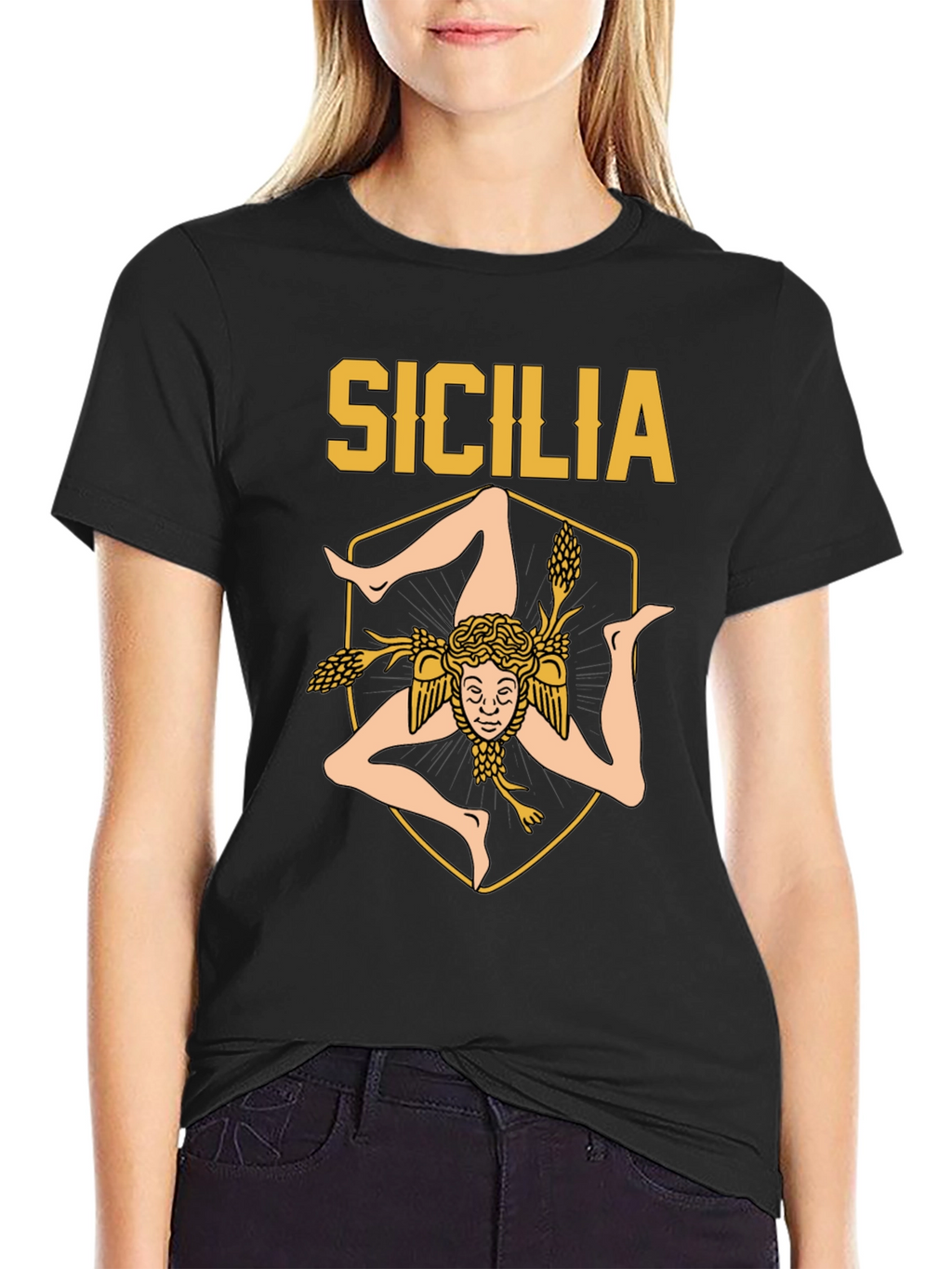 Sicilia T-Shirt - Trinacria Symbol