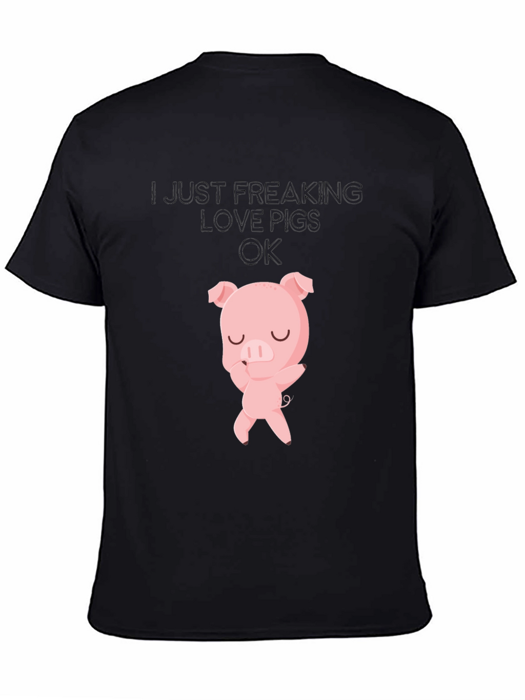 I Love Pigs T-Shirt - Cute Pig Design