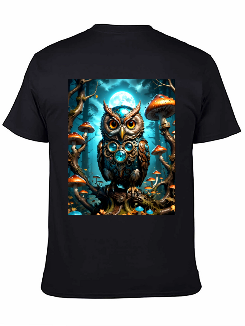 Mystic Owl Forest T-Shirt