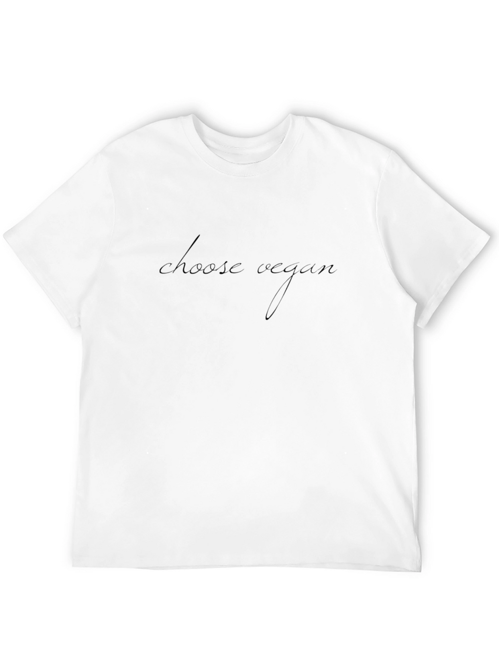 Choose Vegan Black T-Shirt - Mens Casual Tee