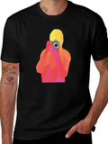 Geometric Photographer Graphic T-Shirt