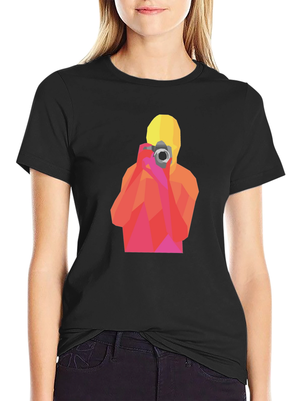 Geometric Photographer Graphic T-Shirt