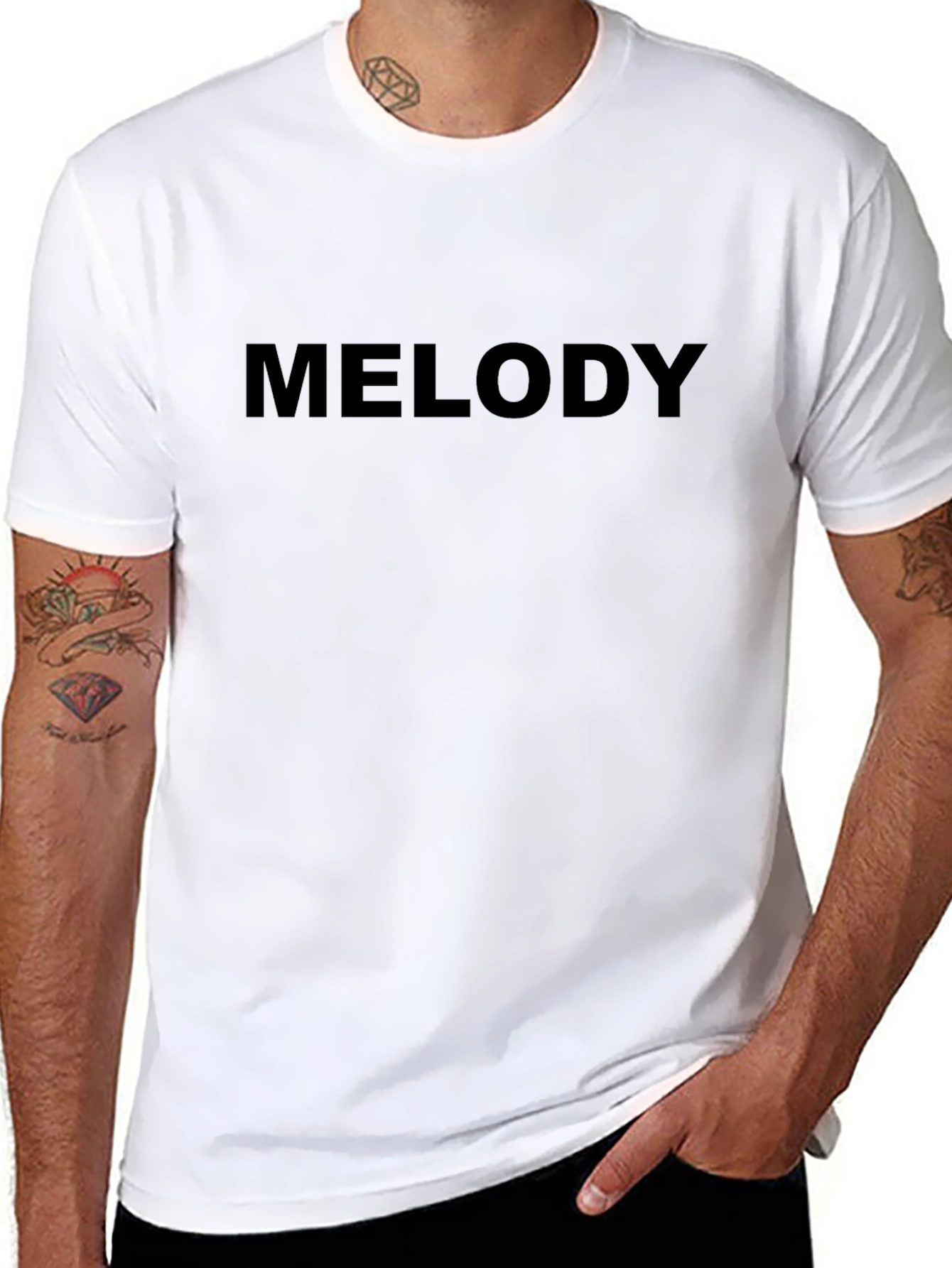 Melody Black Graphic Tee | Cool Style