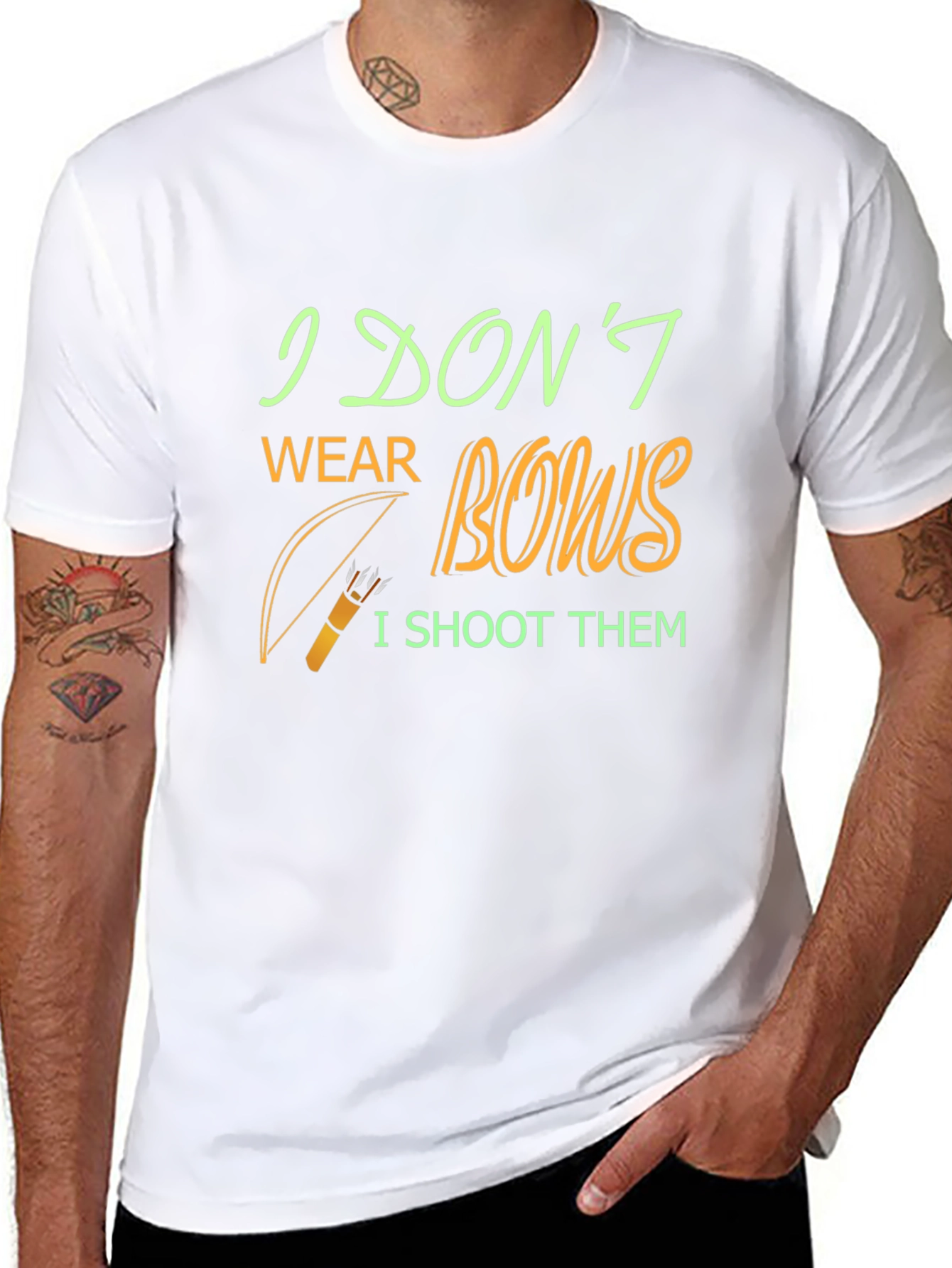 Archery T-Shirt - I Dont Wear Bows