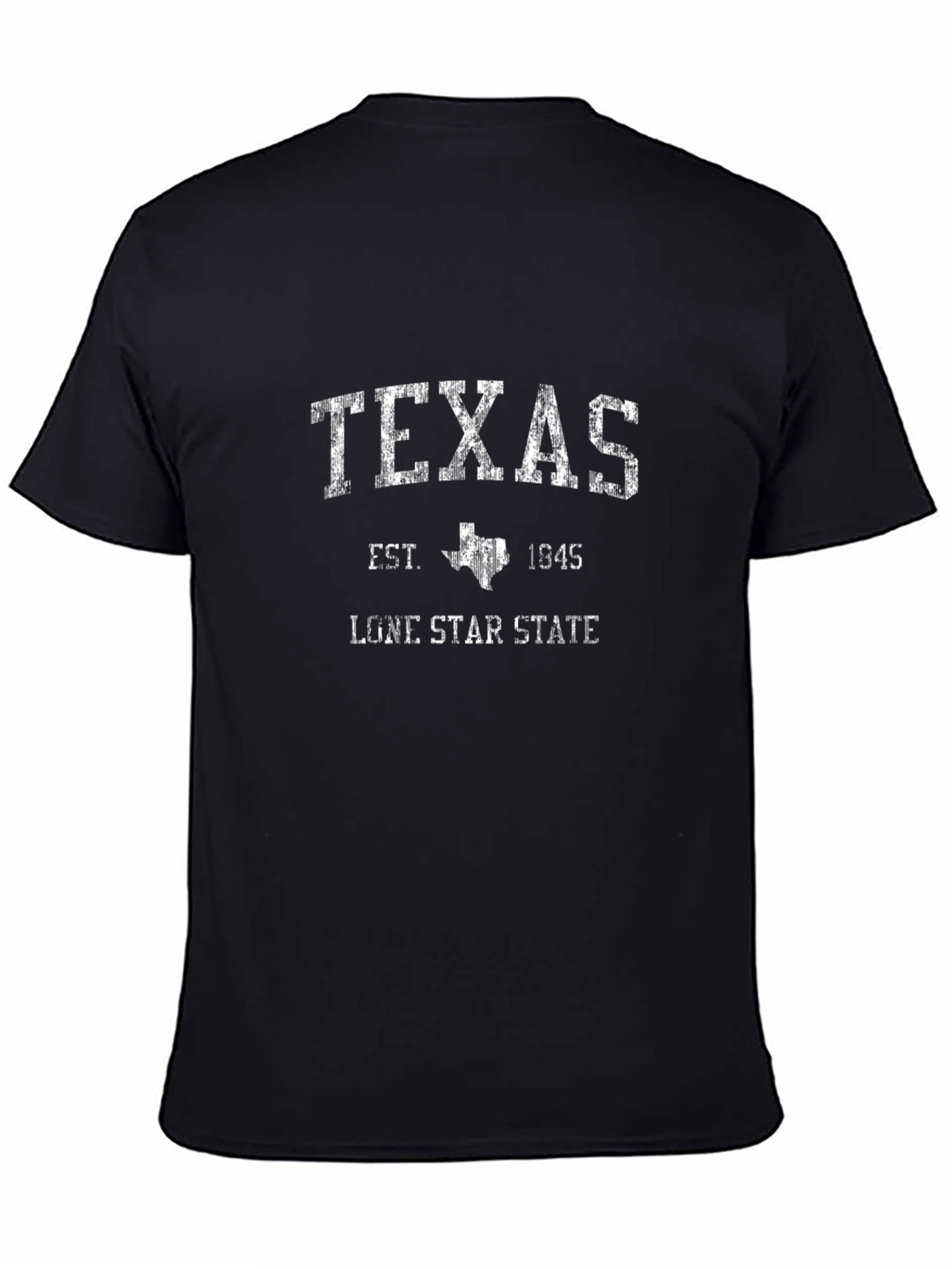 Texas Lone Star State Black T-Shirt