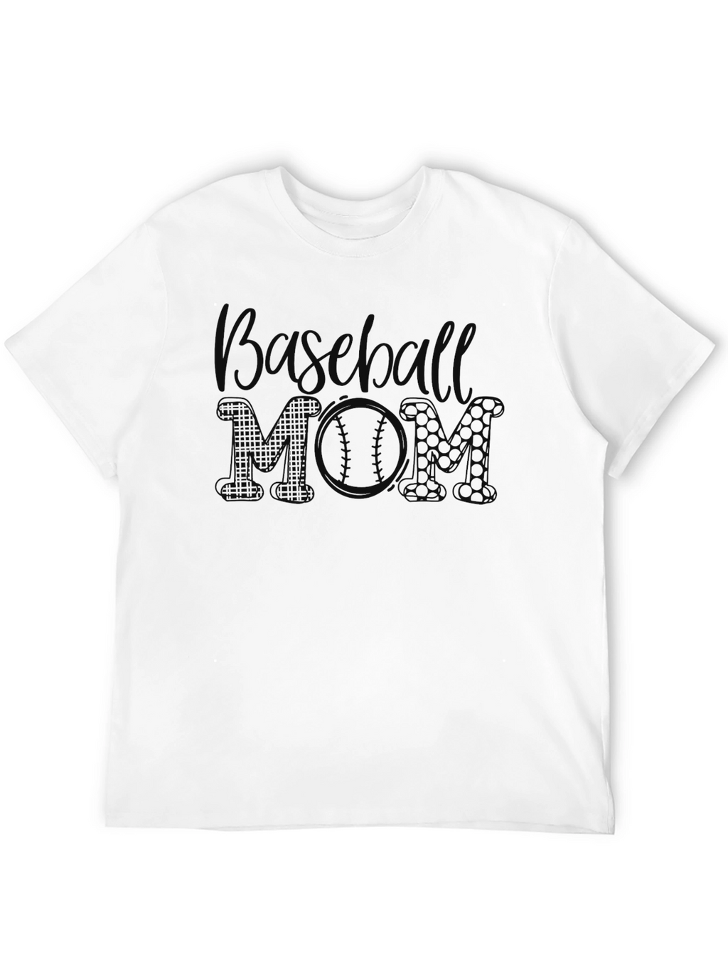 Baseball MOM Graphic T-Shirt