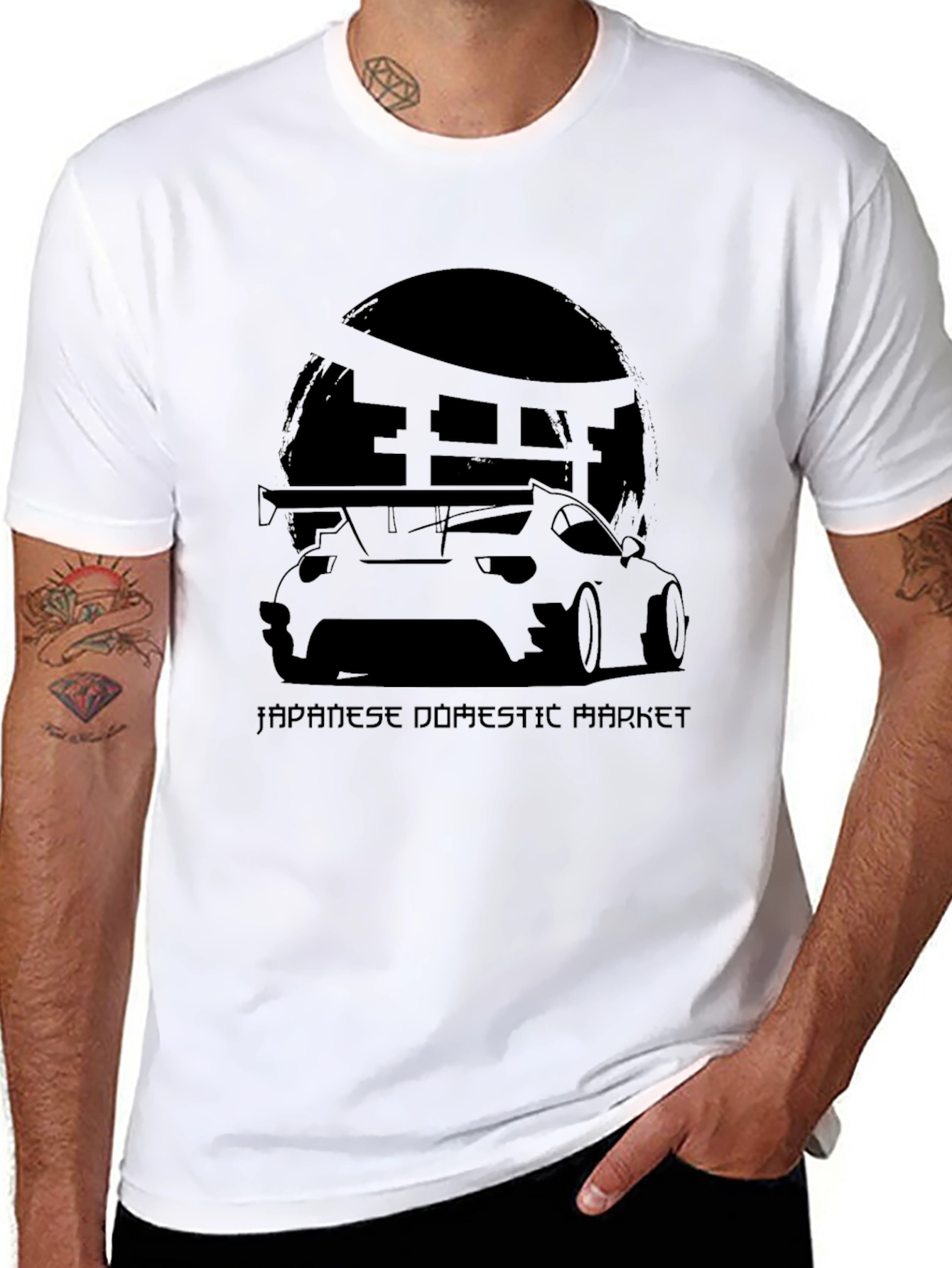 Japanese Domestic Market Car Graphic T-Shirt