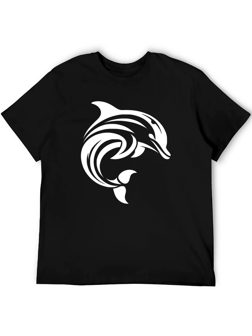 Black Dolphin Graphic T-Shirt