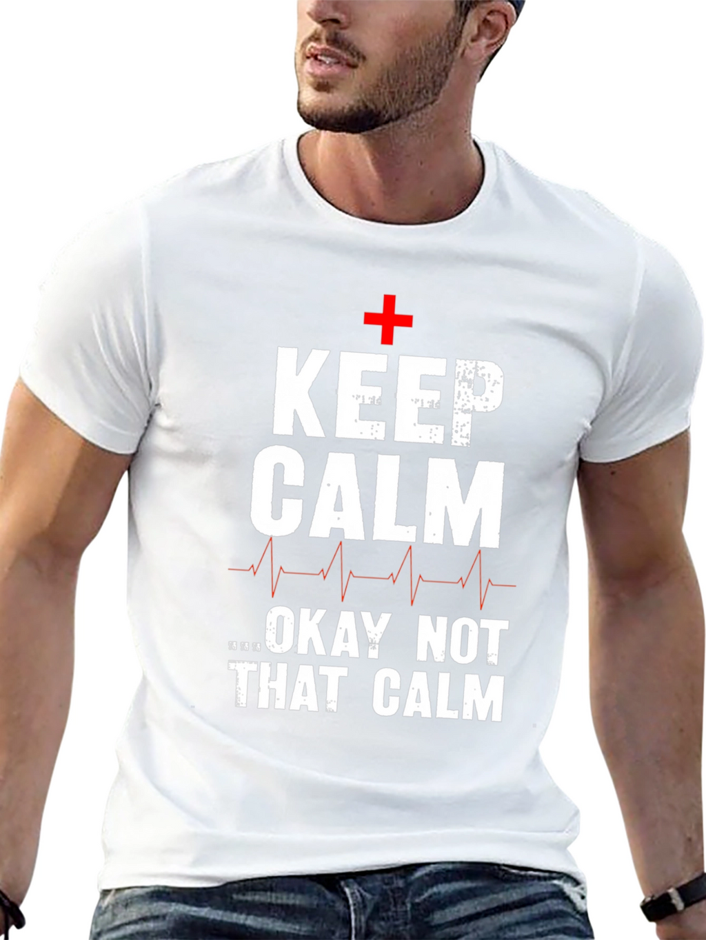Keep Calm T-Shirt Funny Nurse Tee