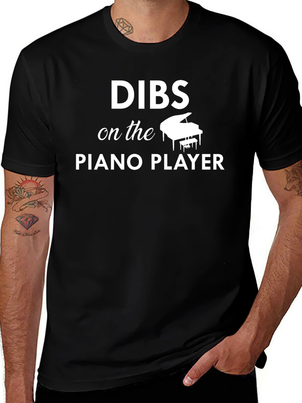Dibs on the Piano Player Graphic Tee