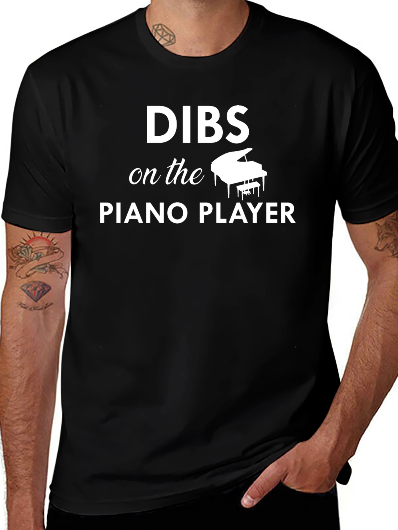 Dibs on the Piano Player Graphic Tee