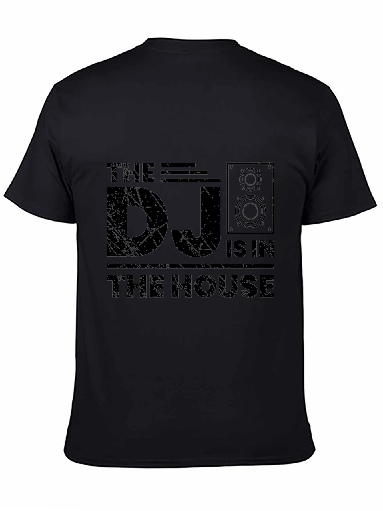 DJ In The House Black T-Shirt - Music Lover Tee
