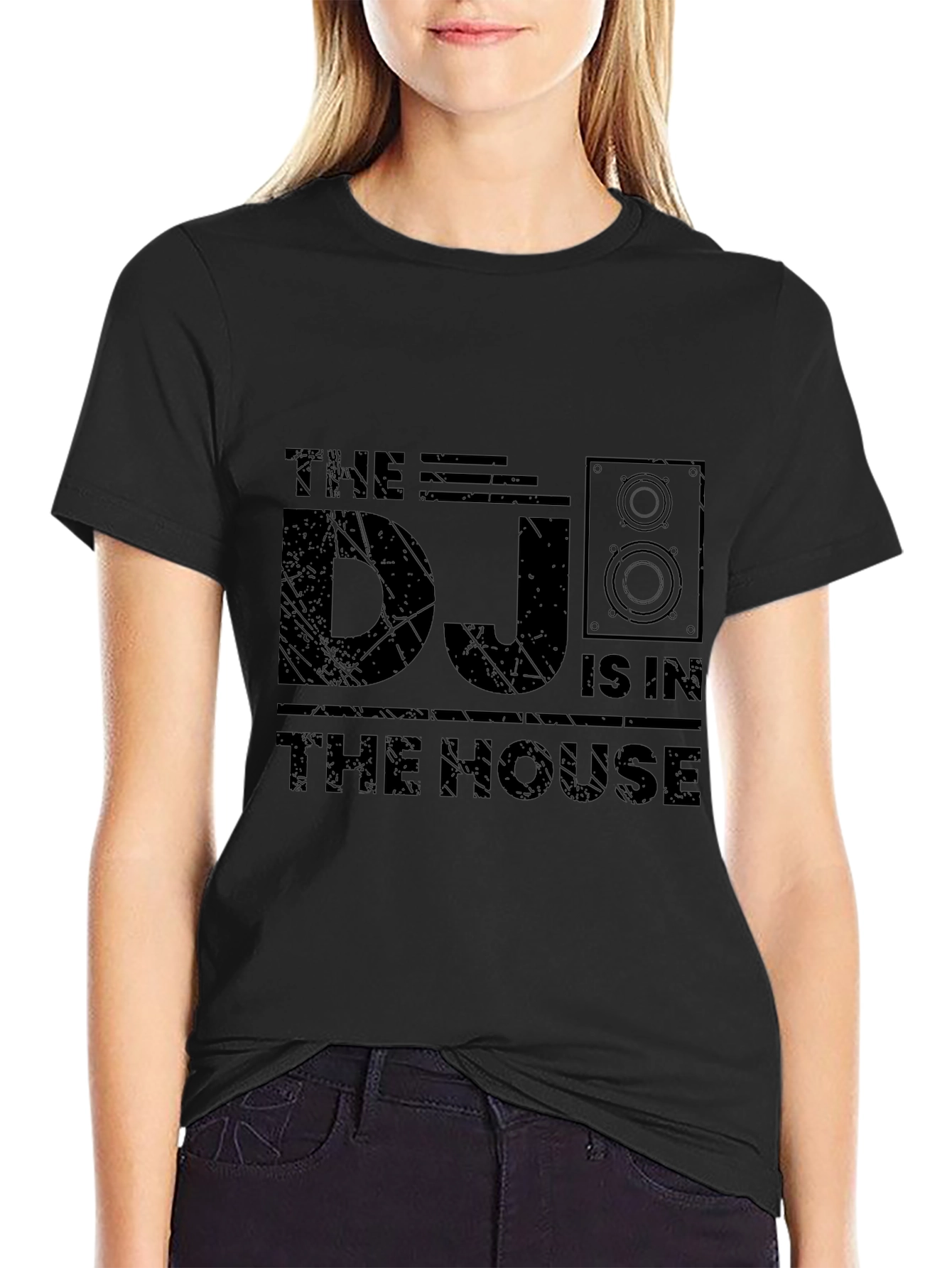 DJ In The House Black T-Shirt - Music Lover Tee