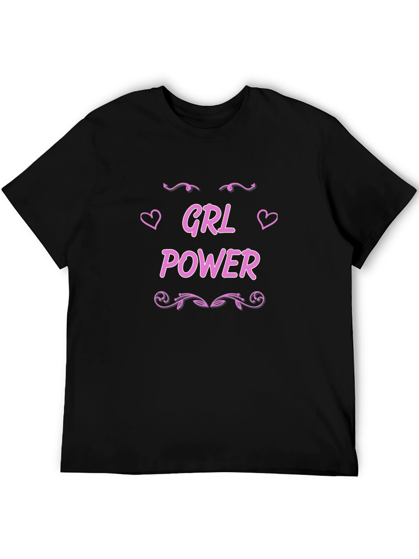 Girl Power Black Graphic Tee