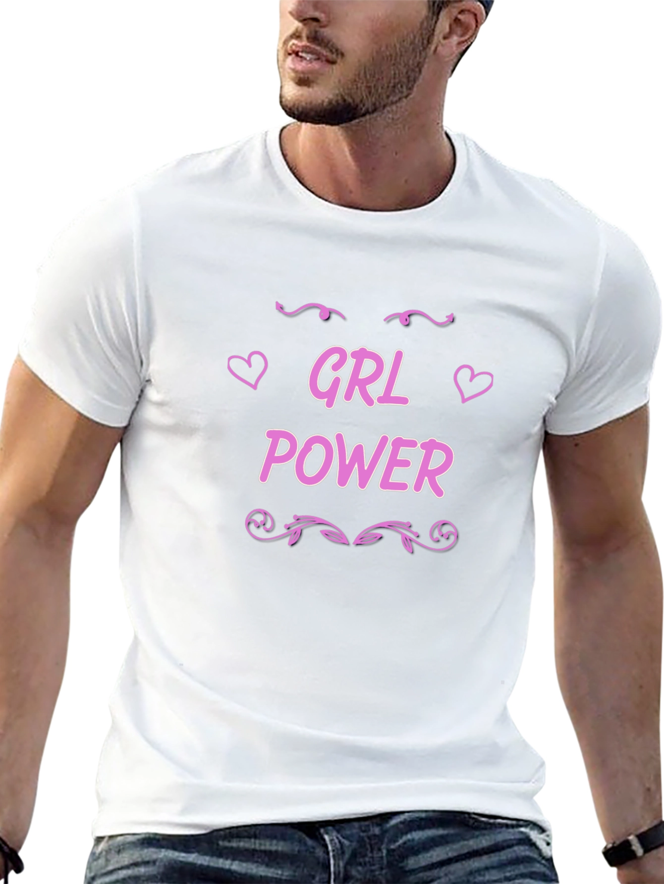 Girl Power Black Graphic Tee