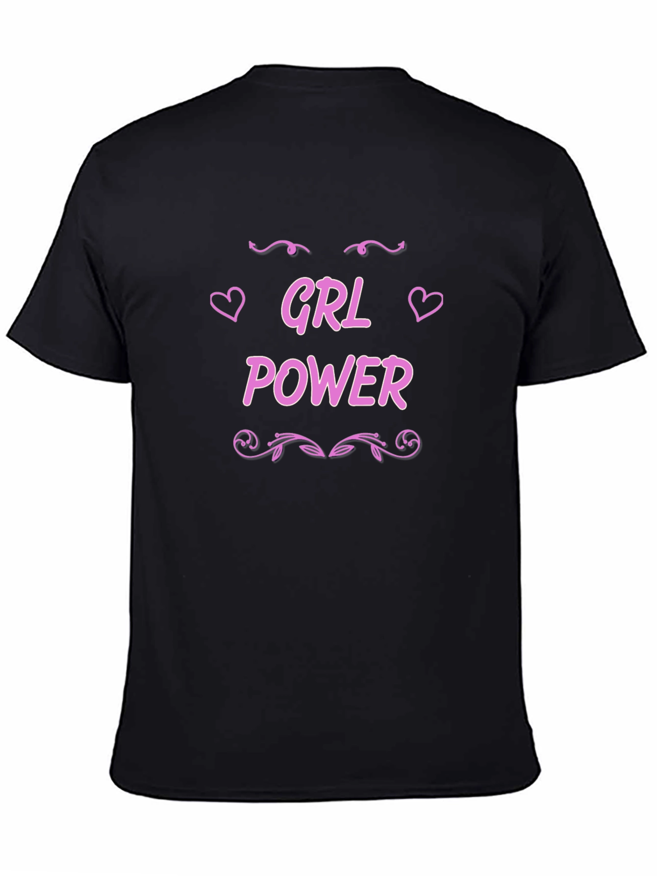 Girl Power Black Graphic Tee