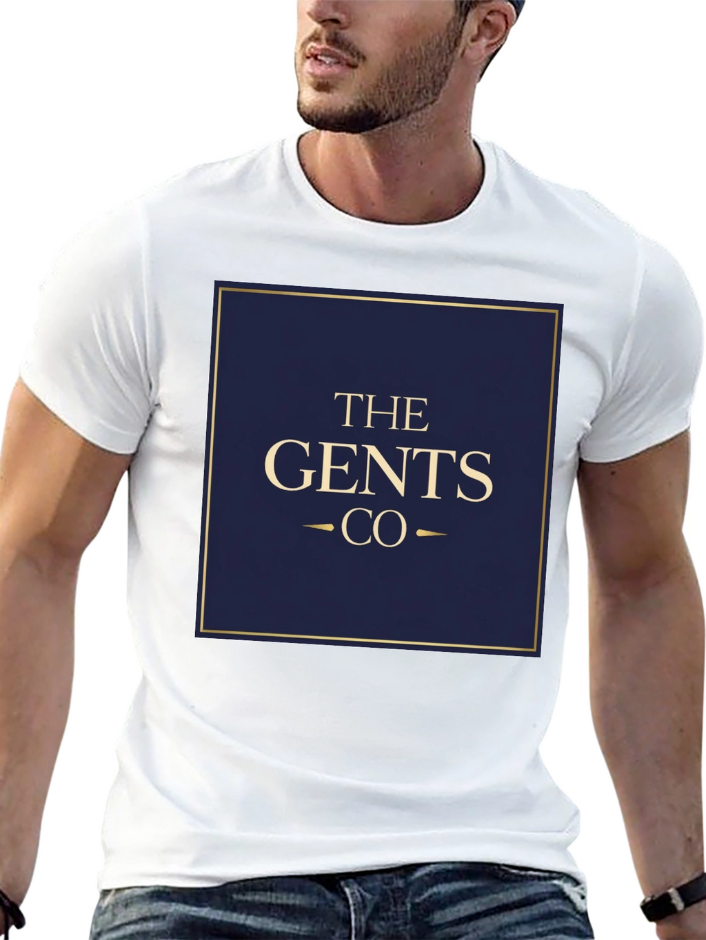 The Gents Co. Mens Black Graphic T-Shirt
