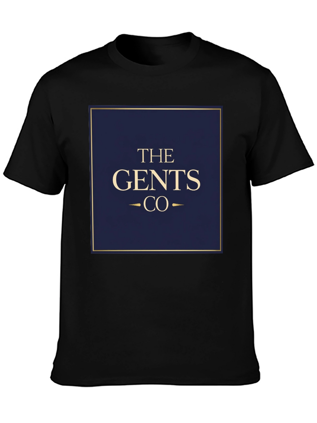 The Gents Co. Mens Black Graphic T-Shirt