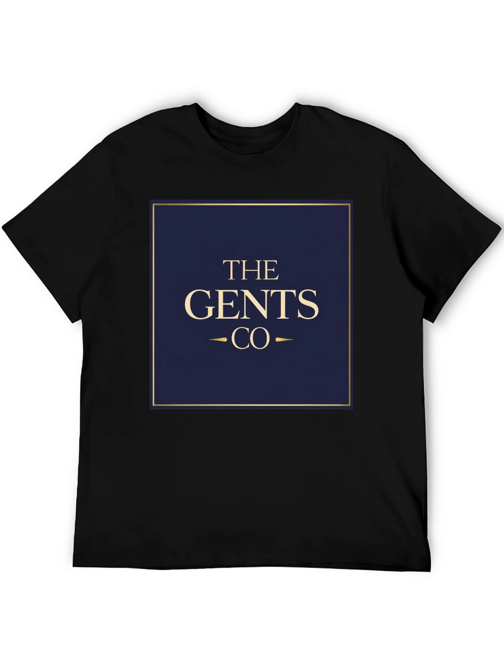 The Gents Co. Mens Black Graphic T-Shirt
