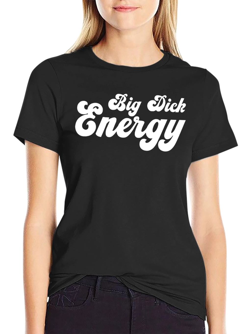 Big Dick Energy Black Graphic T-Shirt