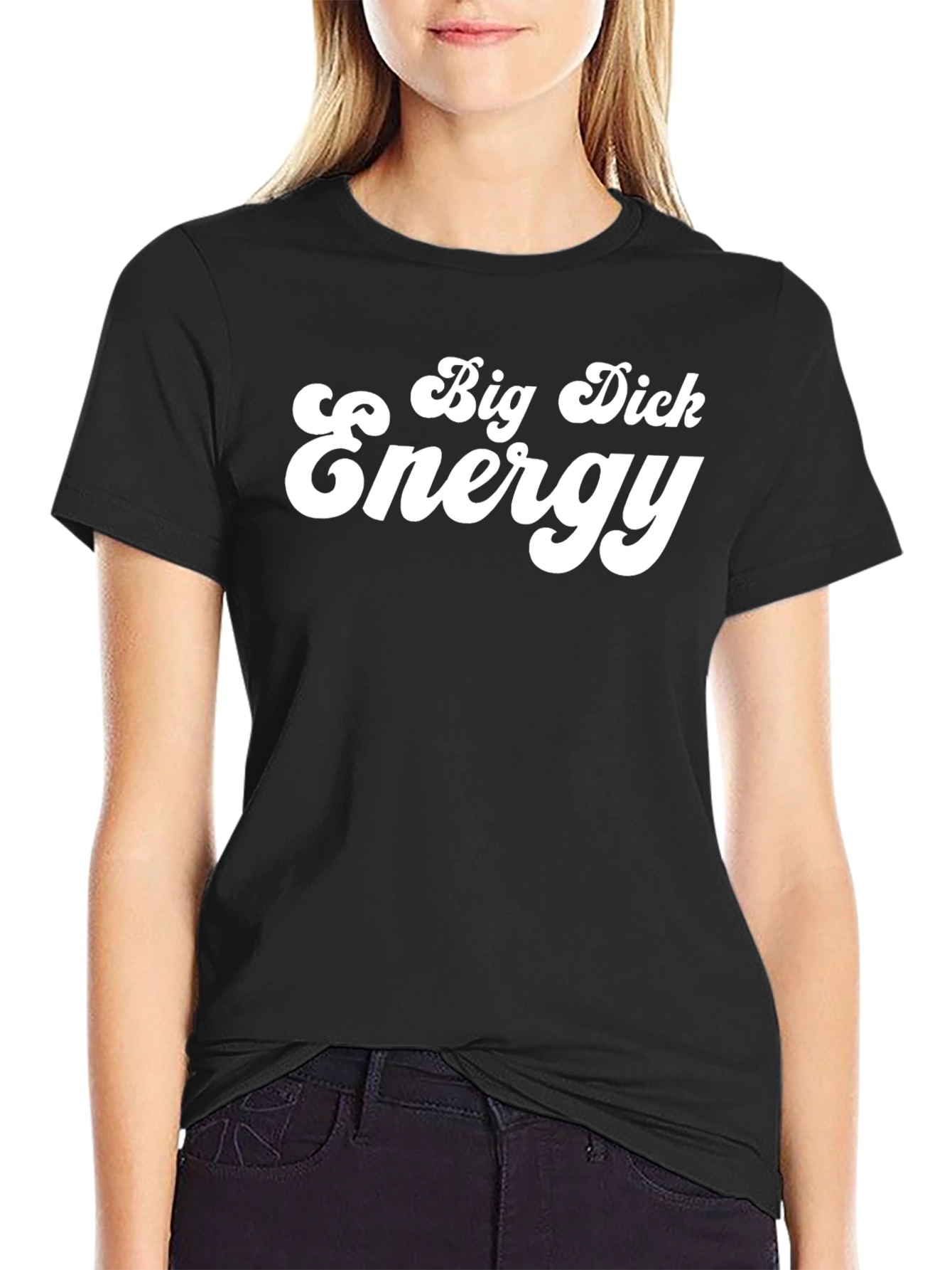 Big Dick Energy Black Graphic T-Shirt