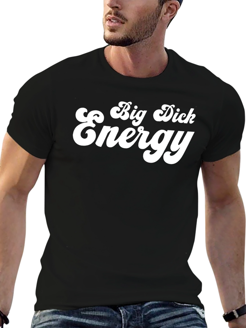 Big Dick Energy Black Graphic T-Shirt