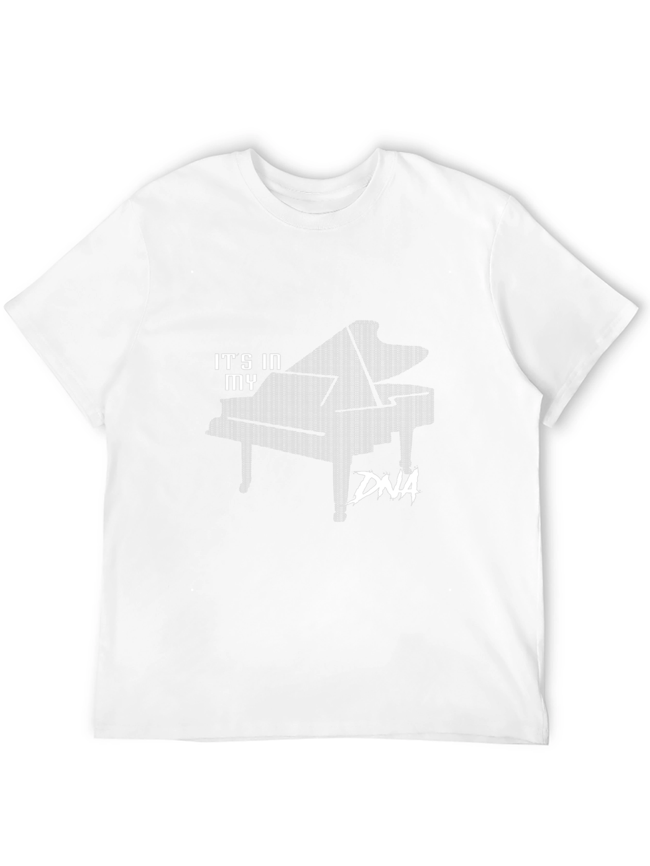Piano DNA Graphic Tee - Musicians Black T-Shirt