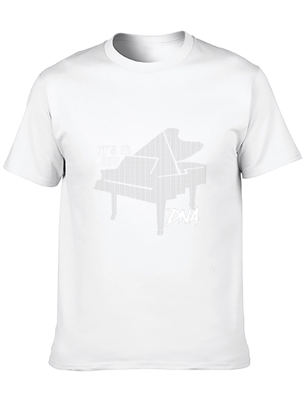 Piano DNA Graphic Tee - Musicians Black T-Shirt