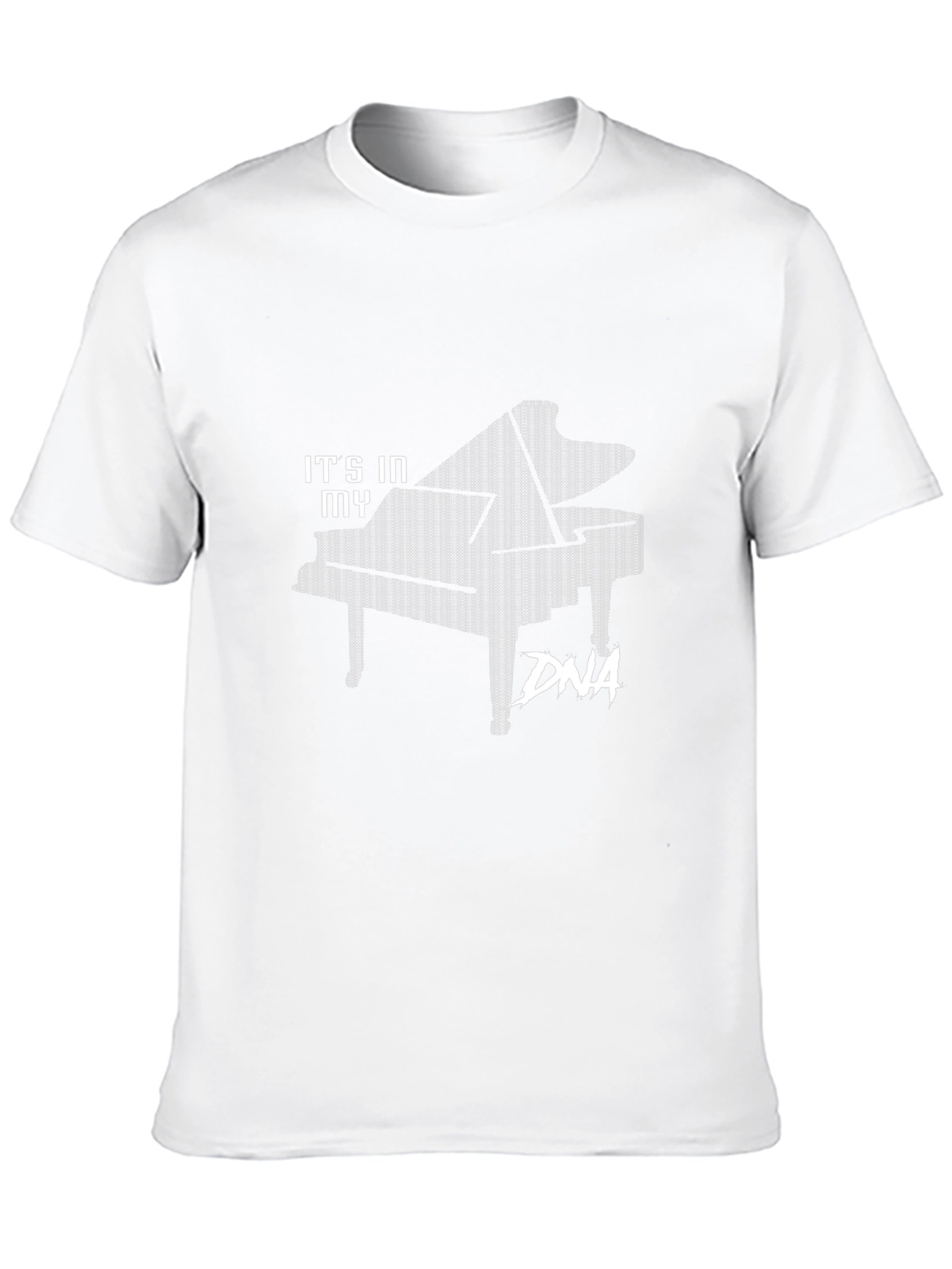 Piano DNA Graphic Tee - Musicians Black T-Shirt