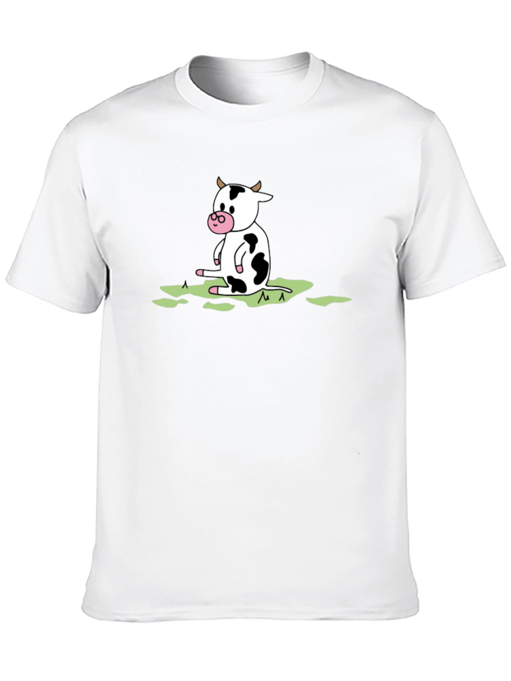 Cow Graphic Black T-Shirt