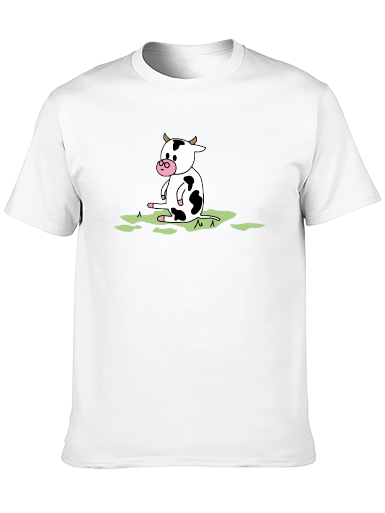 Cow Graphic Black T-Shirt