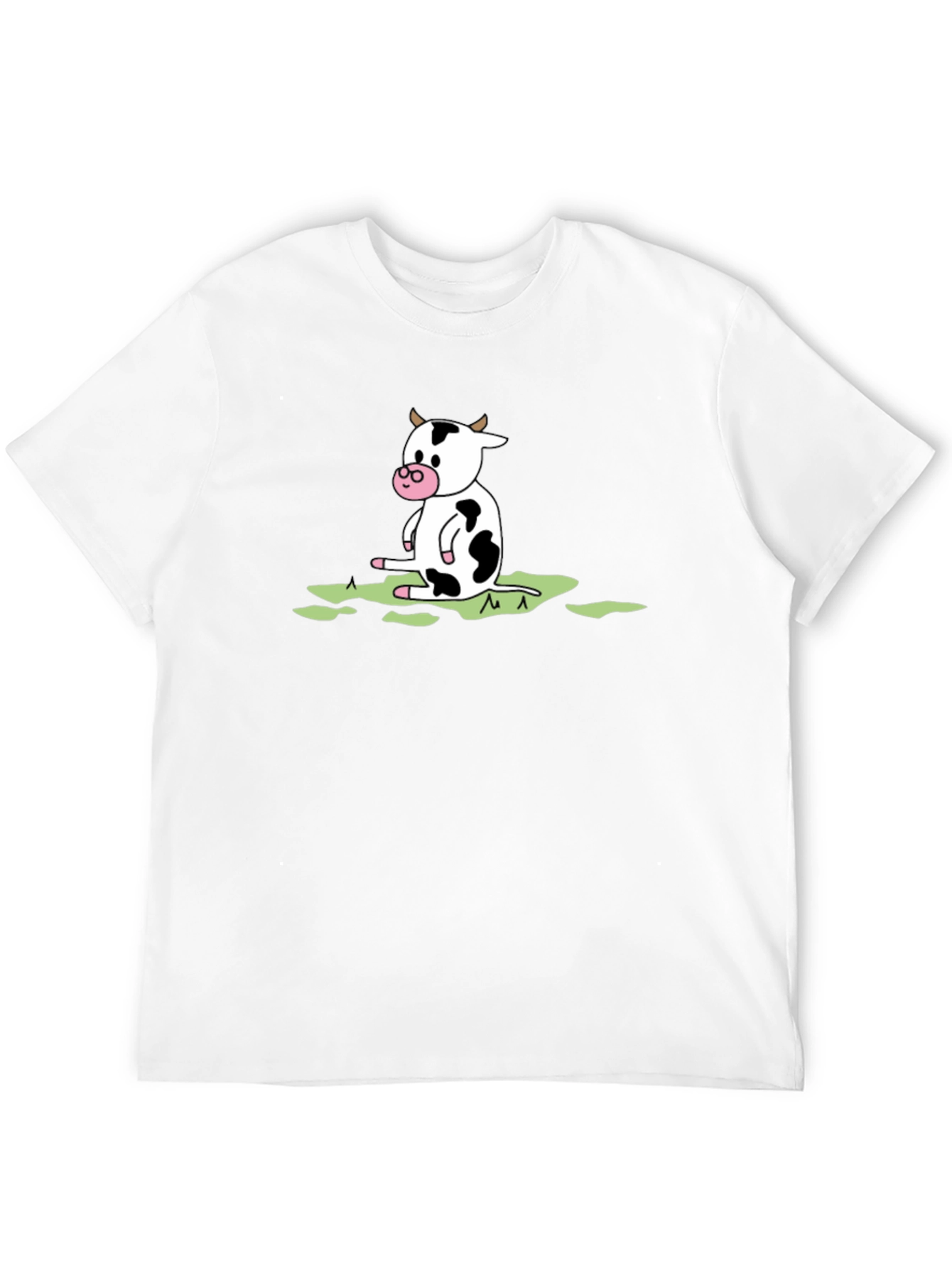 Cow Graphic Black T-Shirt