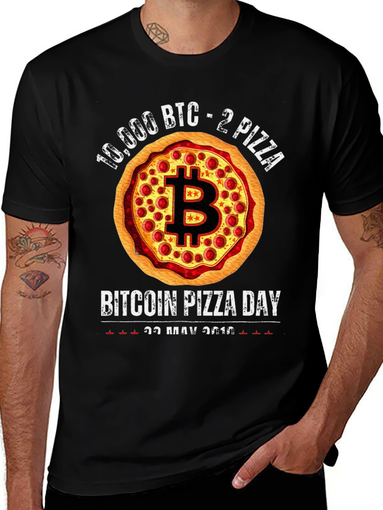 Bitcoin Pizza Day T-Shirt - Crypto Lover Tee
