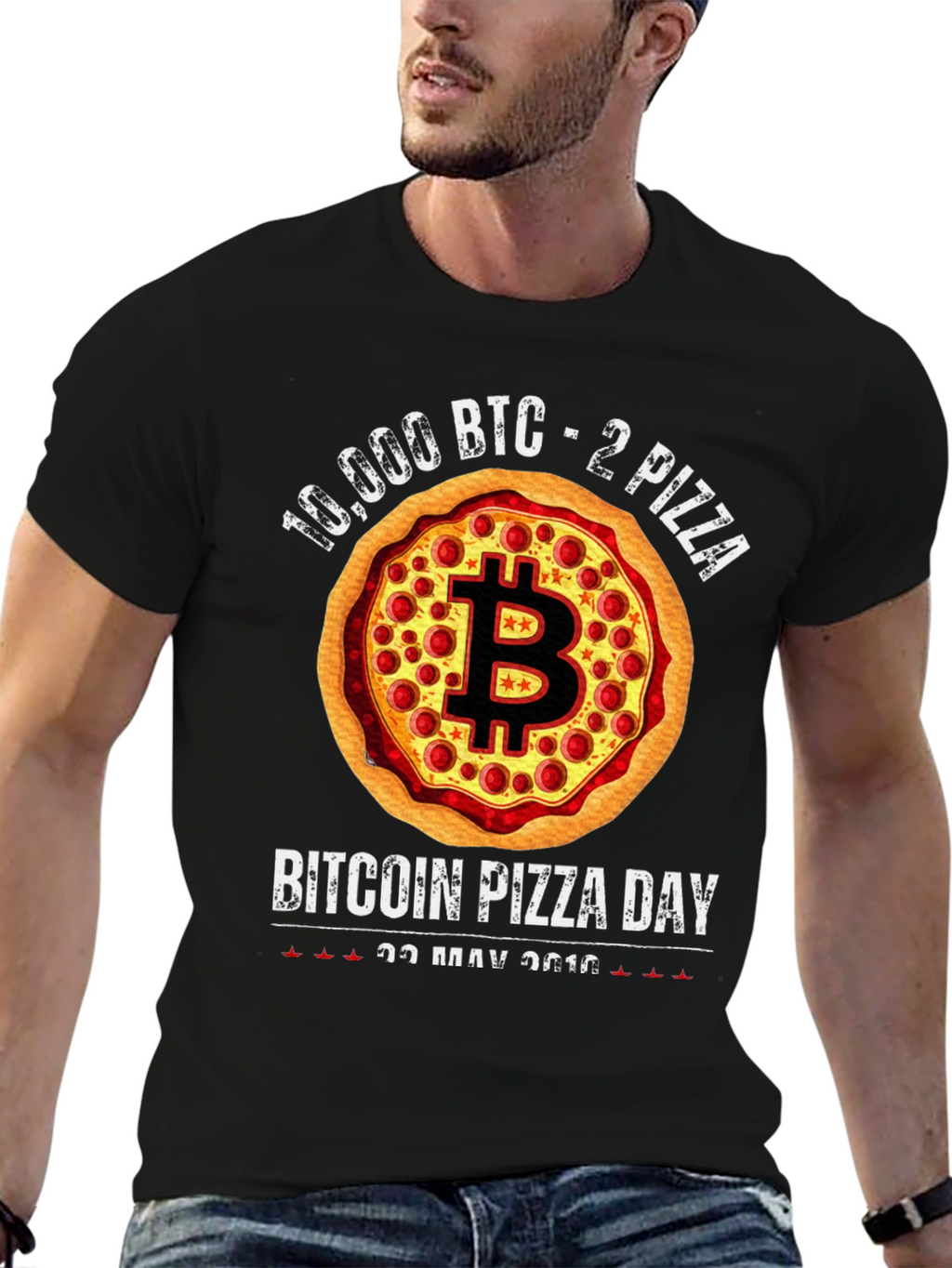Bitcoin Pizza Day T-Shirt - Crypto Lover Tee