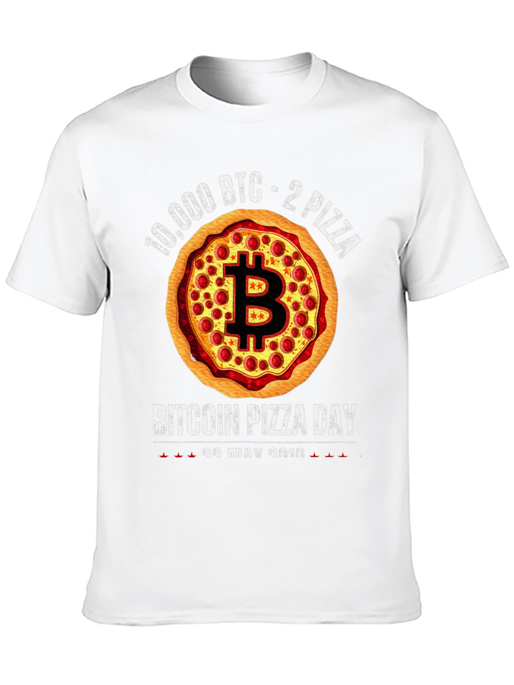 Bitcoin Pizza Day T-Shirt - Crypto Lover Tee
