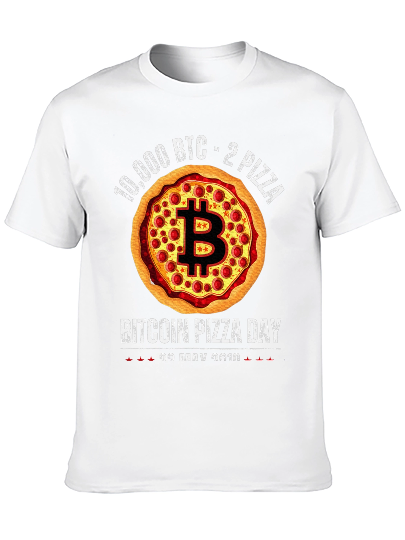 Bitcoin Pizza Day T-Shirt - Crypto Lover Tee