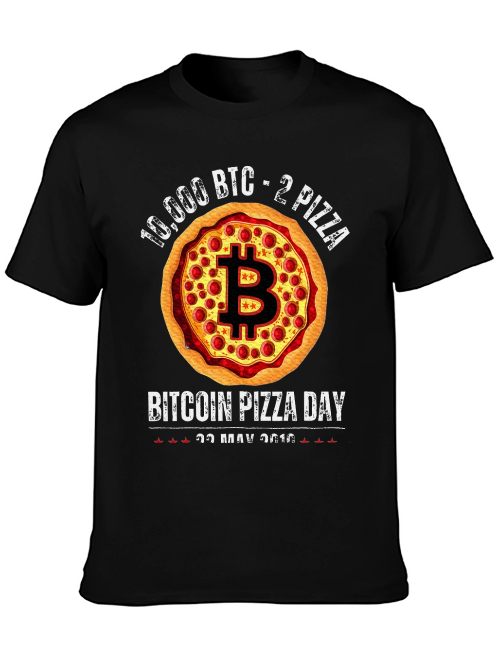 Bitcoin Pizza Day T-Shirt - Crypto Lover Tee