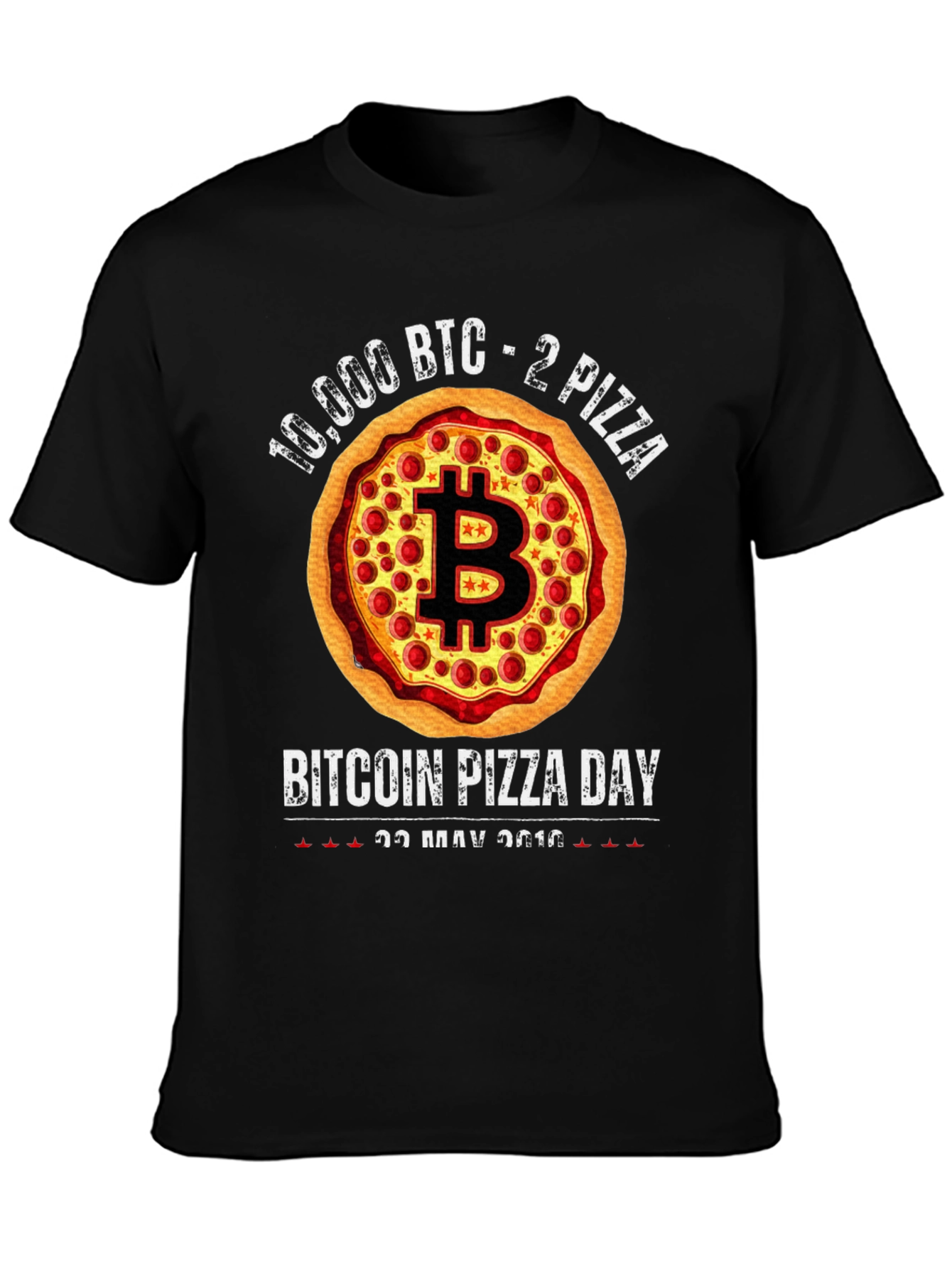 Bitcoin Pizza Day T-Shirt - Crypto Lover Tee
