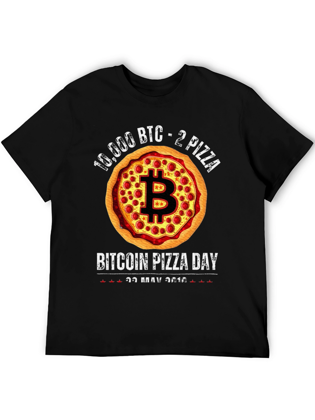 Bitcoin Pizza Day T-Shirt - Crypto Lover Tee