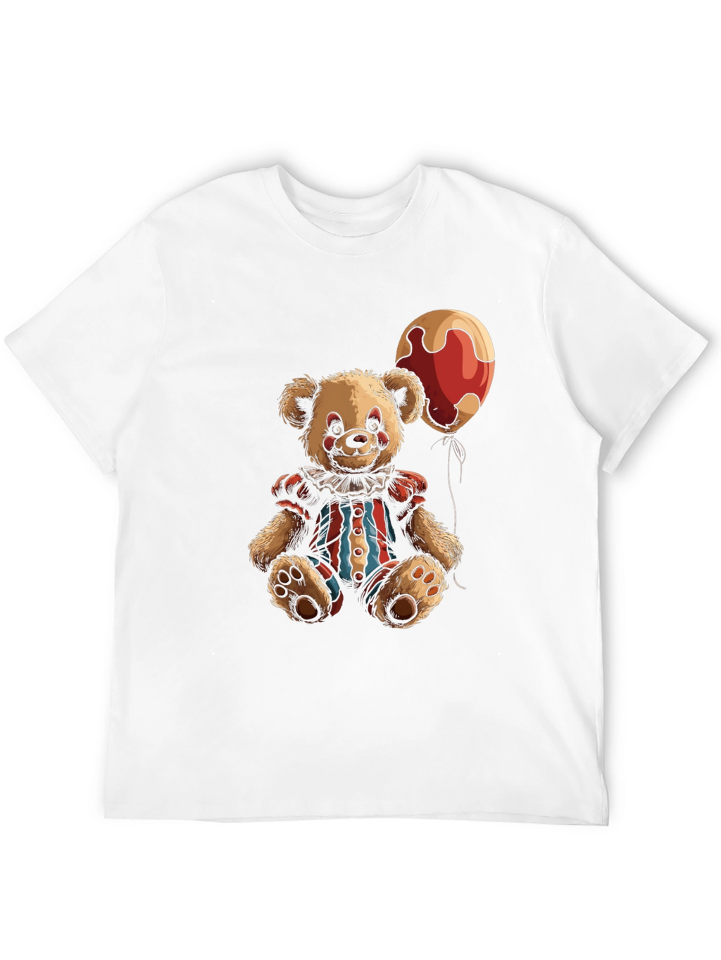 Clown Bear T-Shirt - Graphic Print
