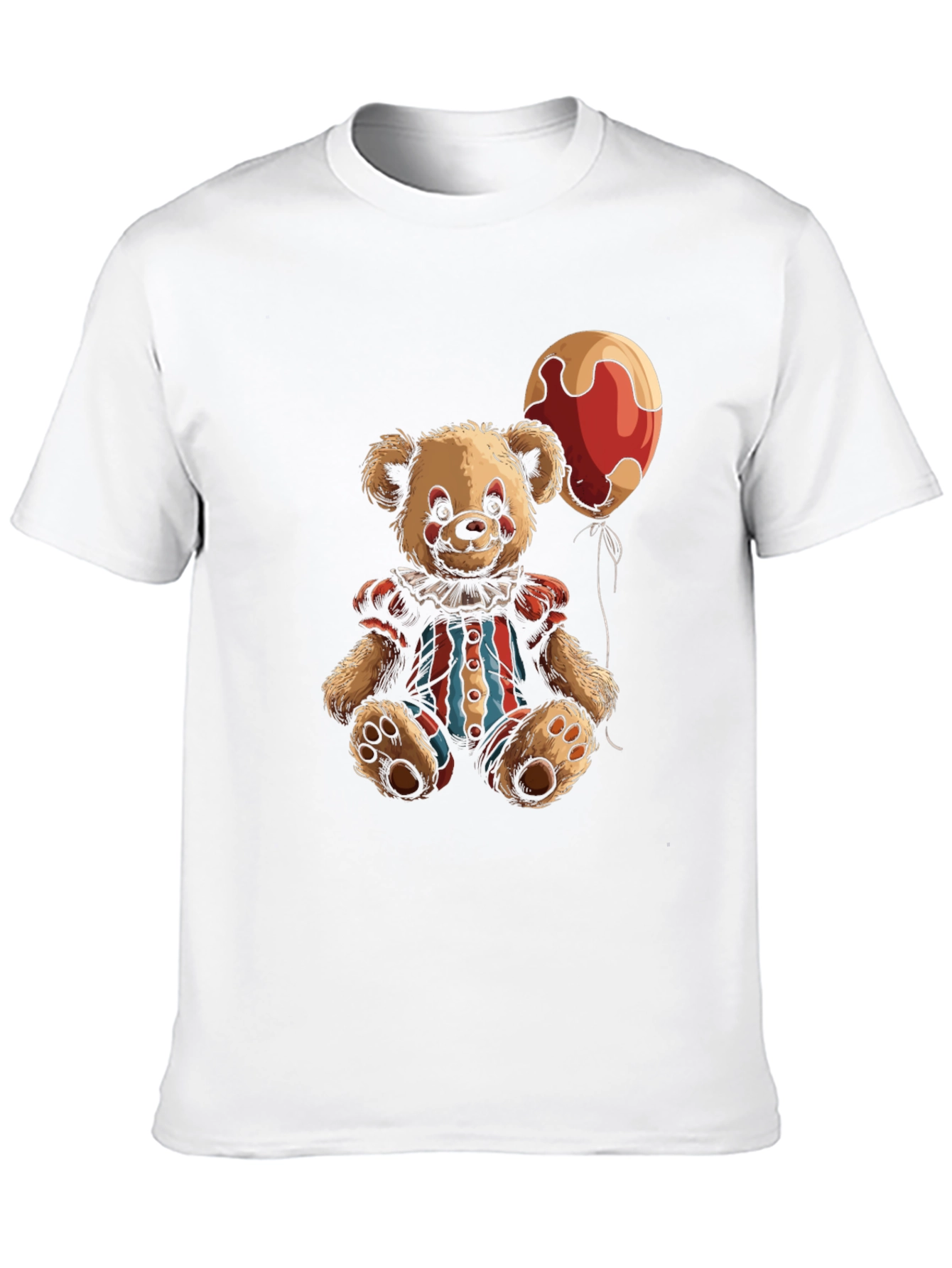 Clown Bear T-Shirt - Graphic Print