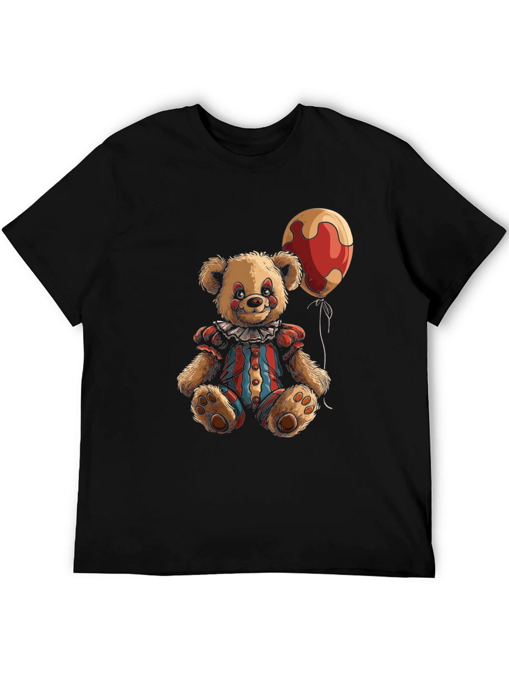 Clown Bear T-Shirt - Graphic Print