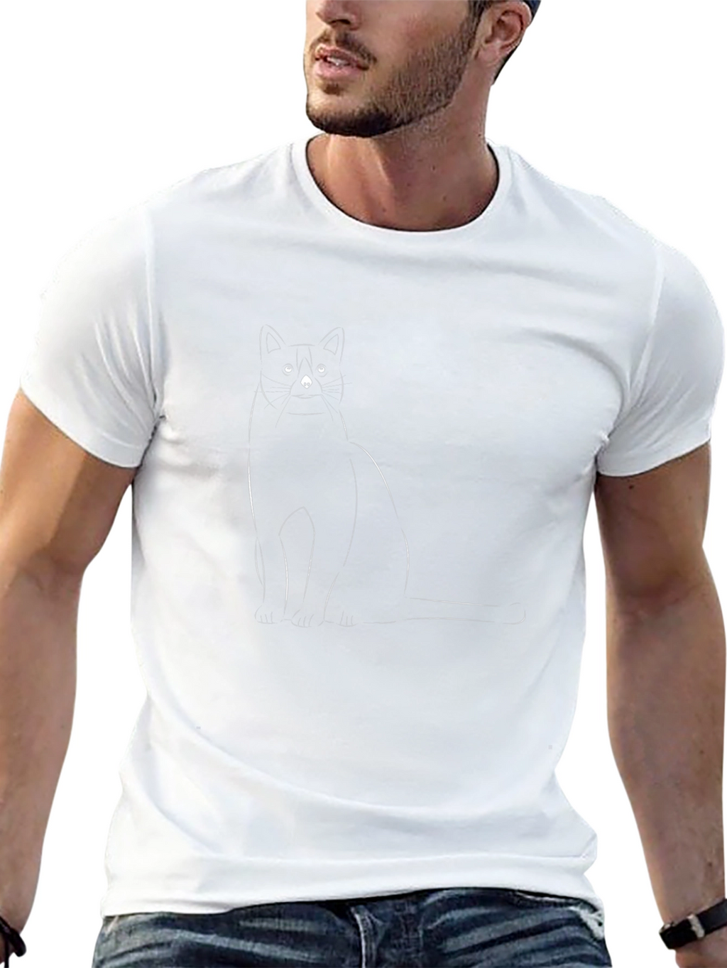 Black Cat Graphic T-Shirt Unisex Tee
