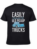 Easily Distracted By Old Pickup Trucks Graphic T-Shirt