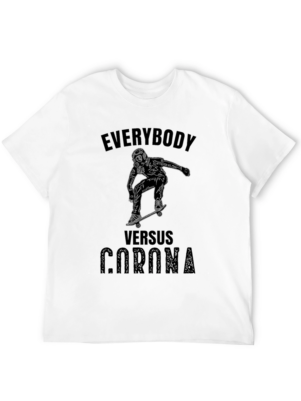 Everybody Versus Corona Black T-Shirt