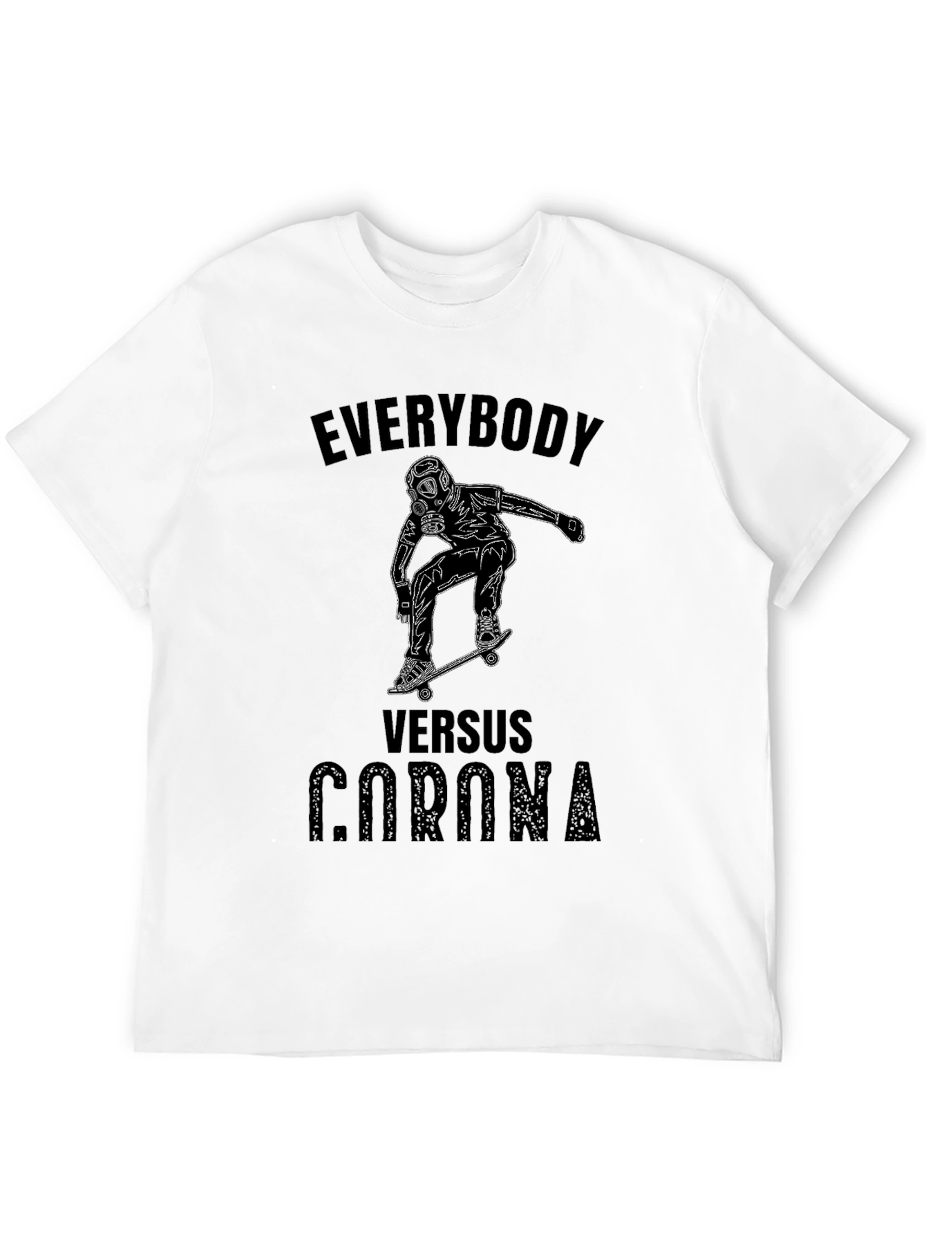 Everybody Versus Corona Black T-Shirt