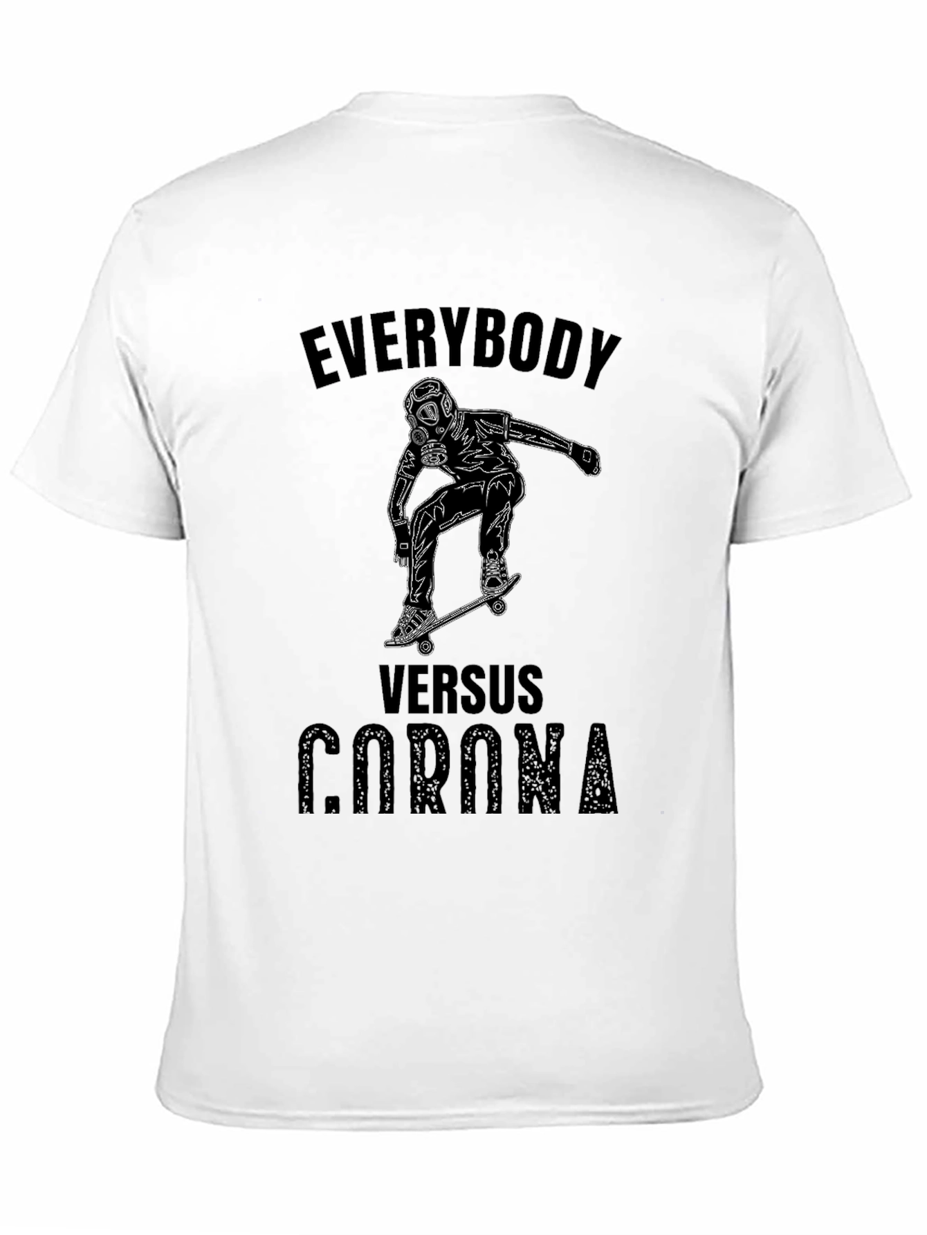 Everybody Versus Corona Black T-Shirt